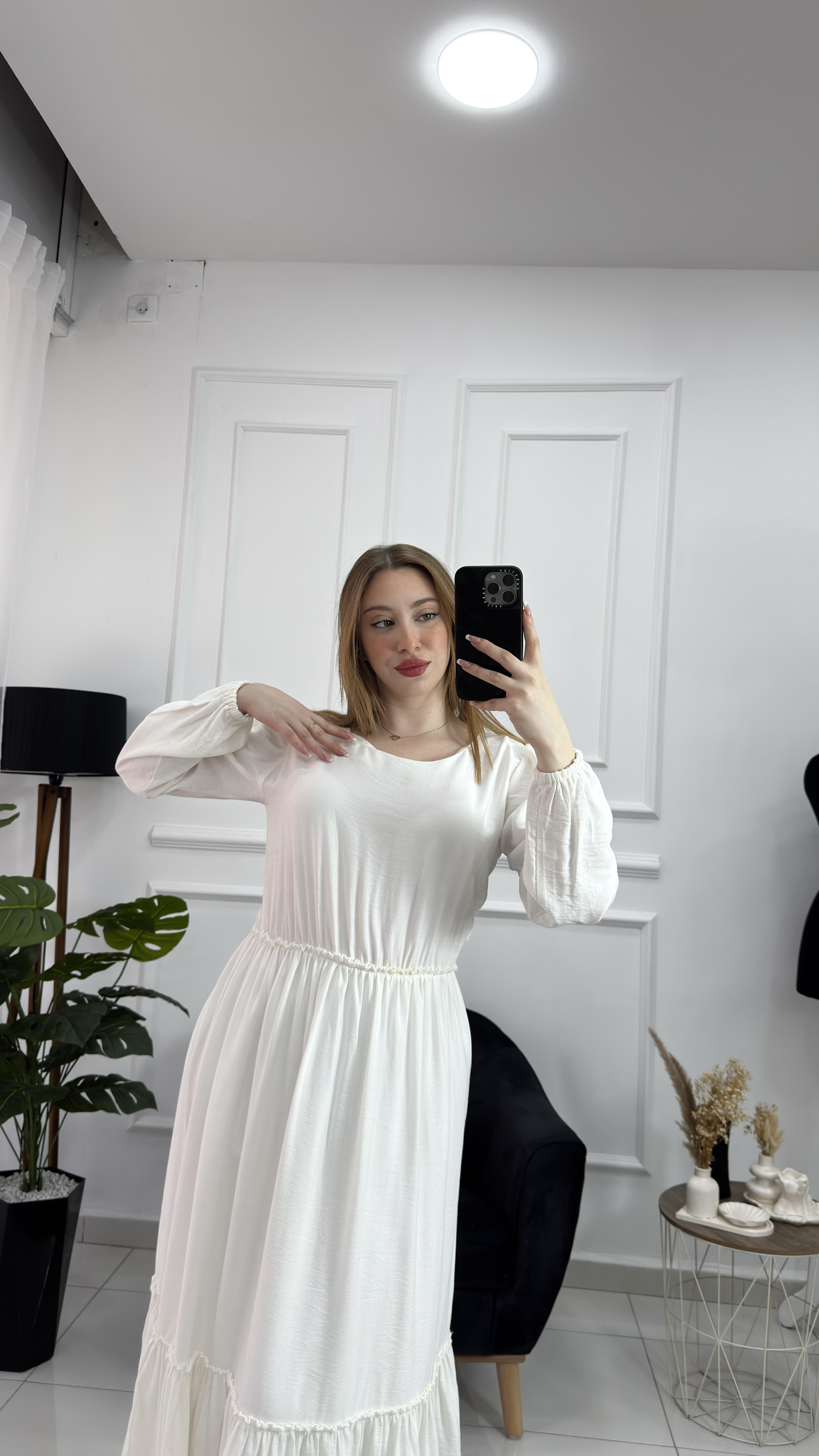 Robe gilet blanche - صورة 8 thumbnail