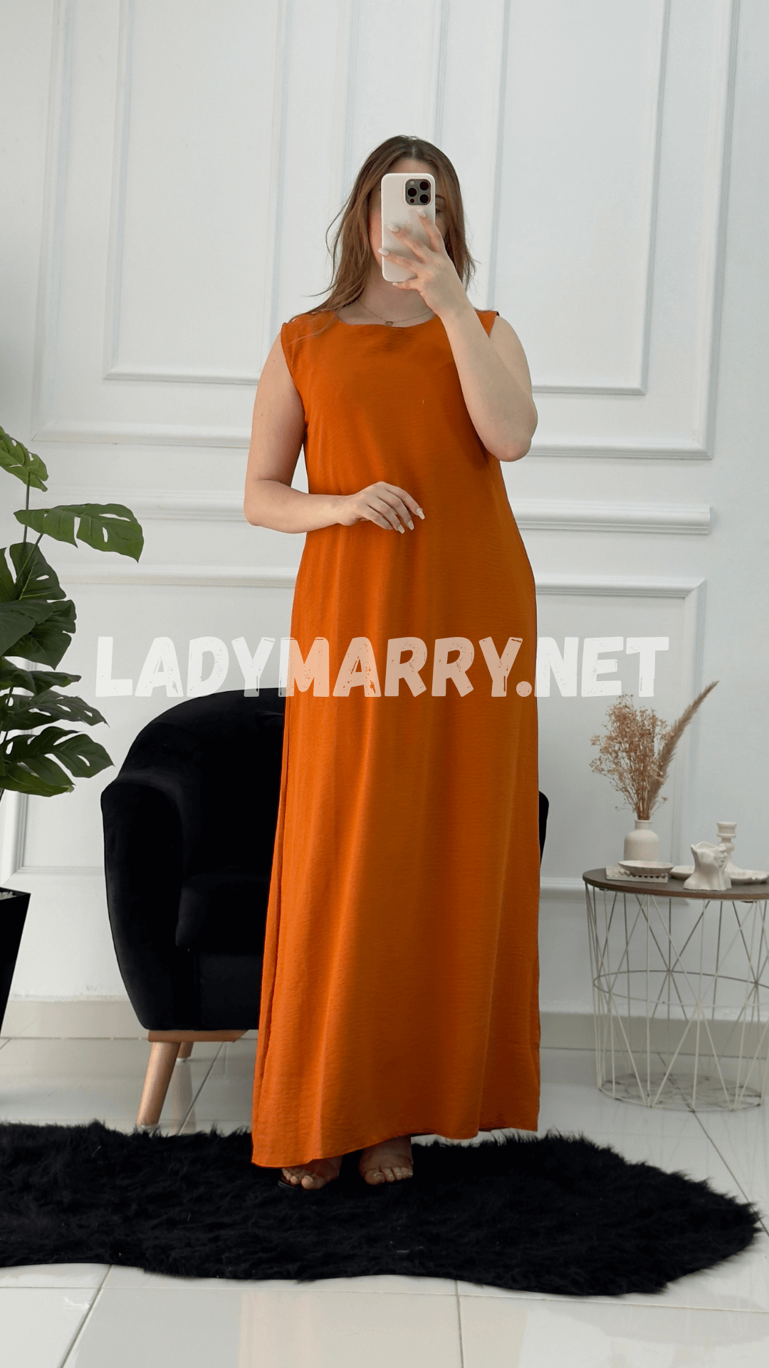 Robe droite en crepe froissé - صورة 18 thumbnail