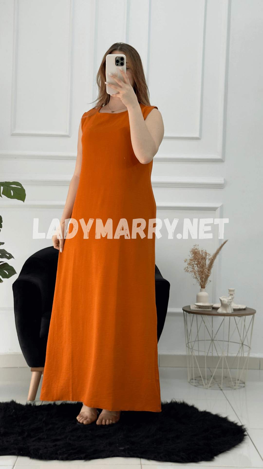 Robe droite en crepe froissé - صورة 19 thumbnail