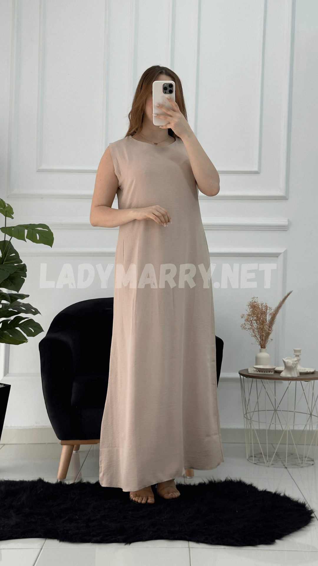 Robe droite en crepe froissé - صورة 21 thumbnail