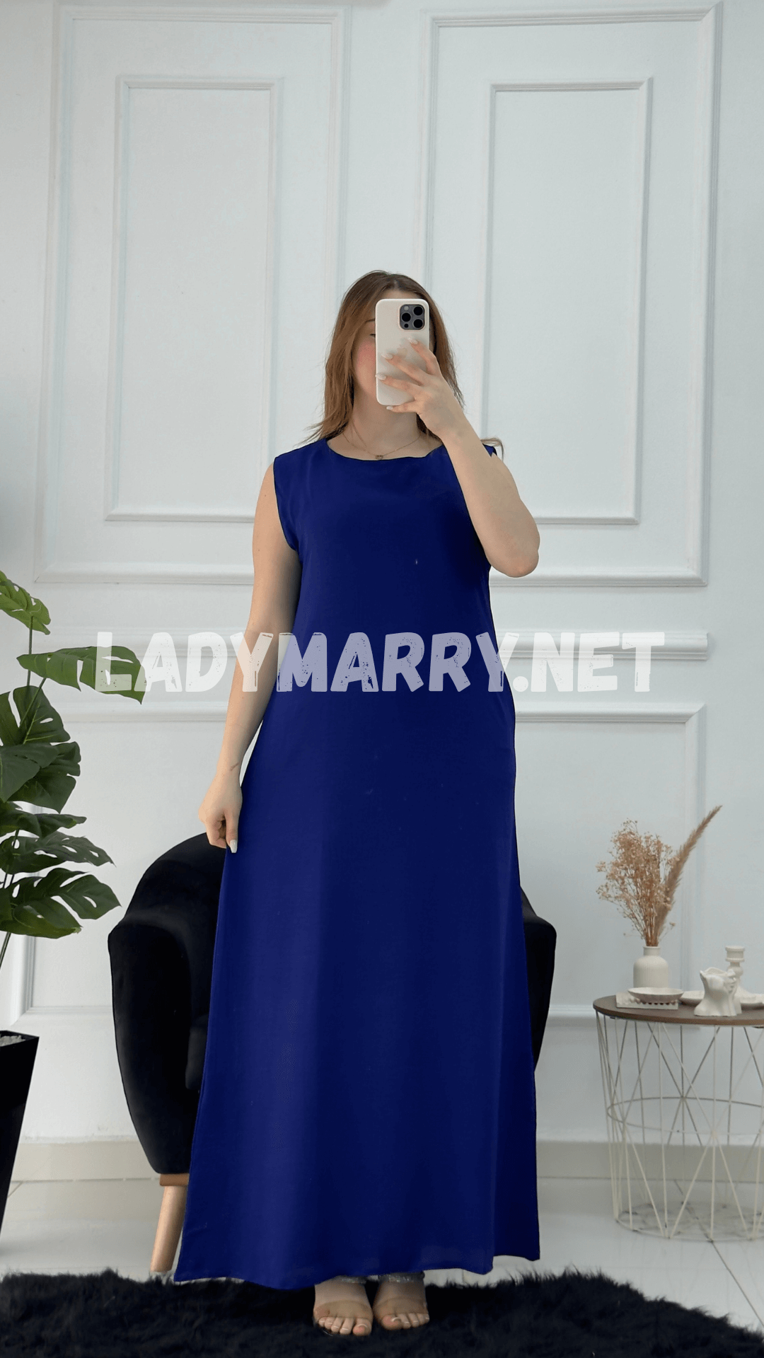 Robe droite en crepe froissé - صورة 15 thumbnail