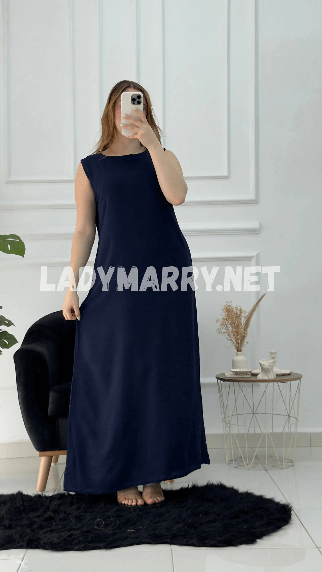 Robe droite en crepe froissé - صورة 17 thumbnail