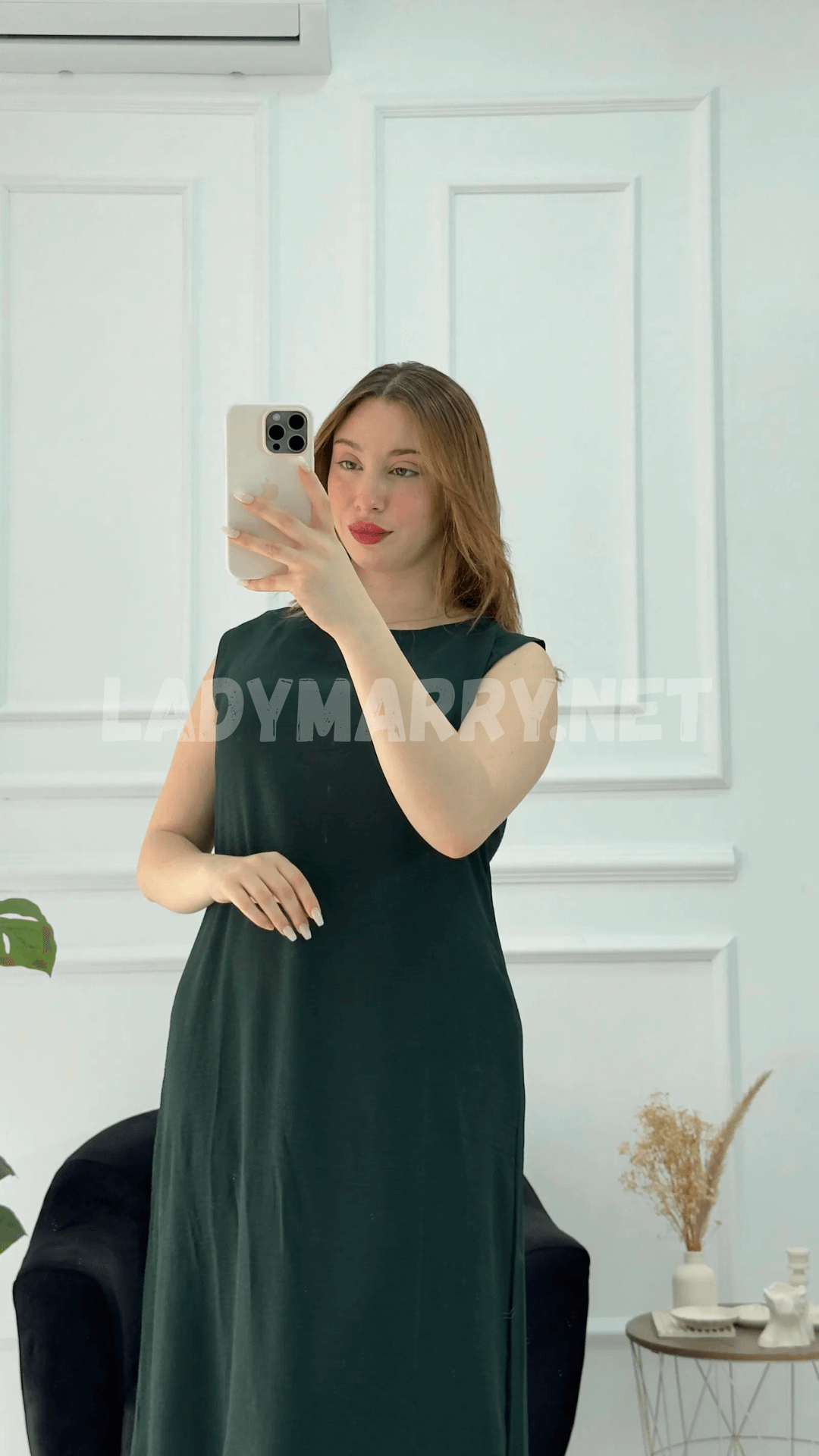 Robe droite en crepe froissé - صورة 10 thumbnail