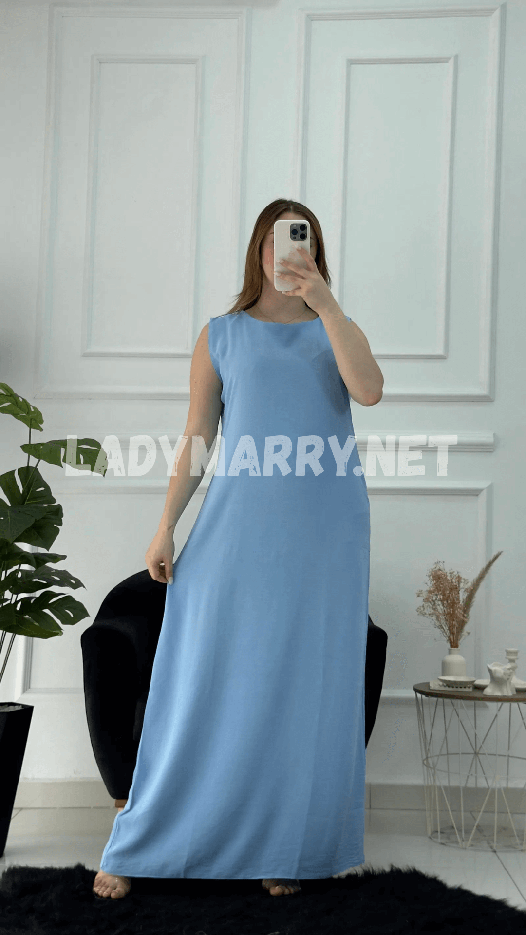 Robe droite en crepe froissé - صورة 12 thumbnail