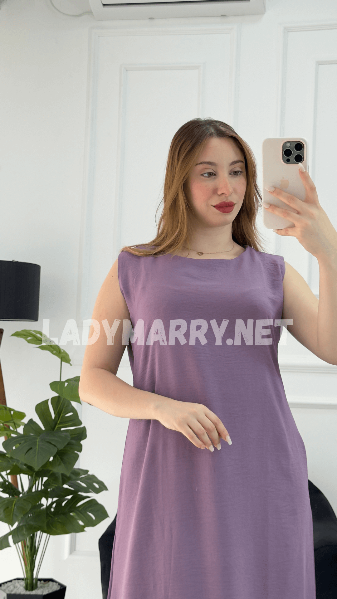 Robe droite en crepe froissé - صورة 5 thumbnail